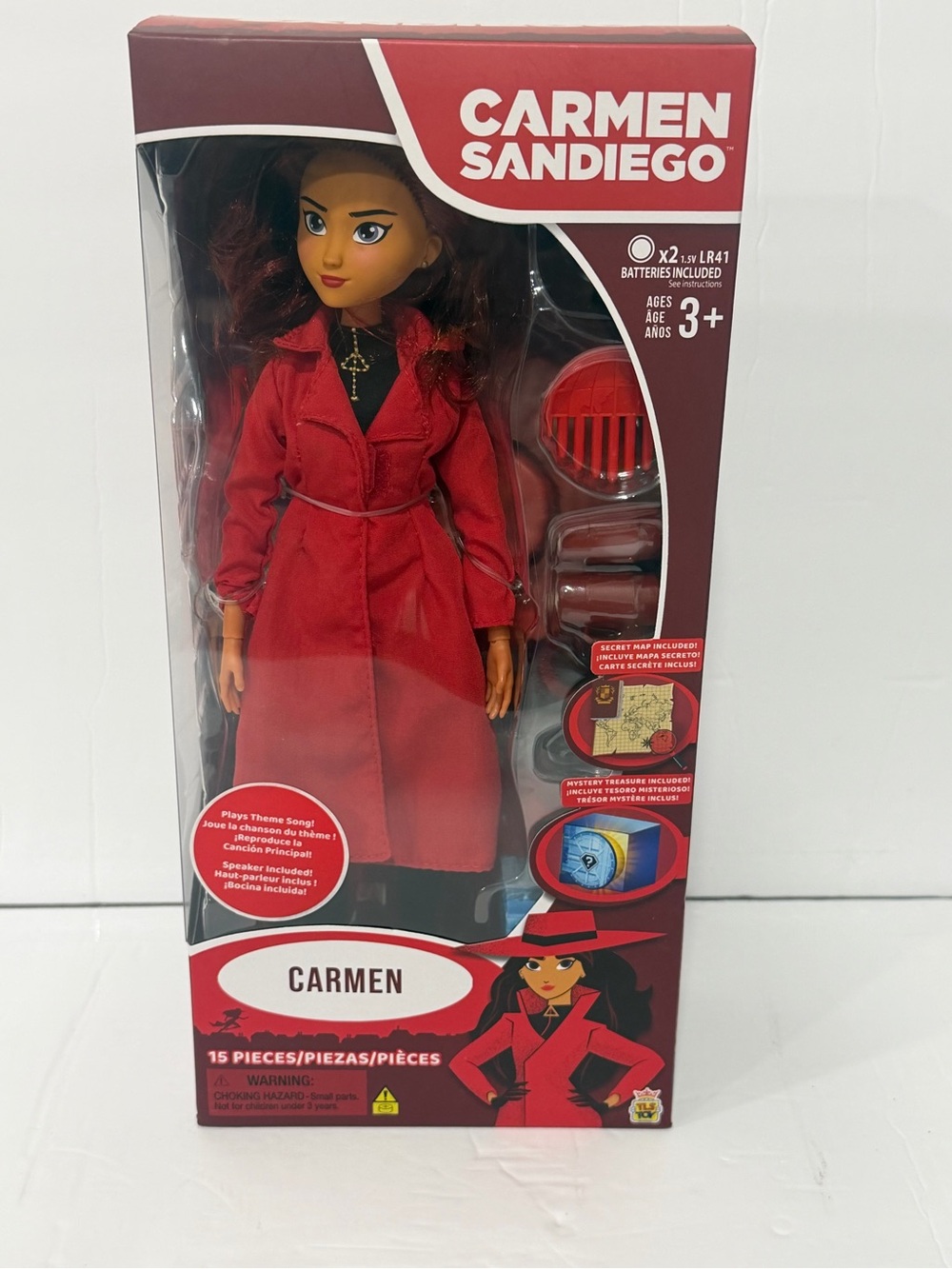 Carmen Sandiego Classic 12” Fashion Doll Children Ages 3+